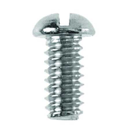 Danco Danco No. 10-24 X 3/8 in. L Slotted Round Head Chrome-Plated Brass Bibb Screw 1 pk 35153B